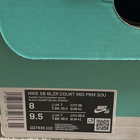 Nike db blazer court mid cream and white - Picture 5 of 5